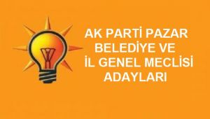 Ak Parti Belediye ve il Genel Meclisi Adayarı Açıklandı.