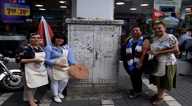 Femin & Art Trabzon'un trafolarını ve duvarlarını renklendiriyor