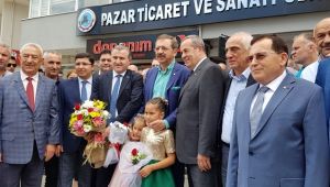 Pazar TiCARET ve SANAYİ ODASI'nın yeni binası açıldı