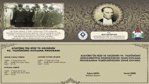 Başkan Metin'den Atatürk'ün Rize'yi Ziyaretinin 95. Yıl Dönümü Mesajı
