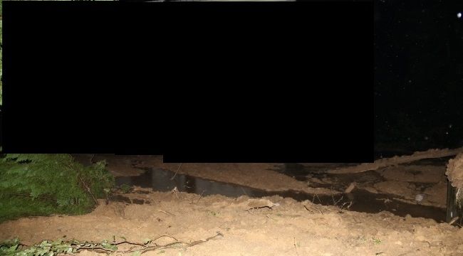 Çayeli Madenli’de mahalle tahliye edildi