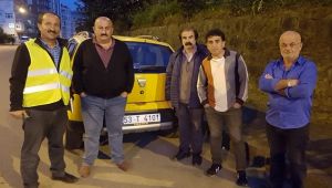 Pazar'da Taksilere Taksimetre Denetimi