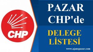Pazar CHP'de Delege Seçimi Tamamlandı