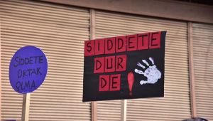 Rize - Fındıklı'da 25 Kasım Yürüyüşü