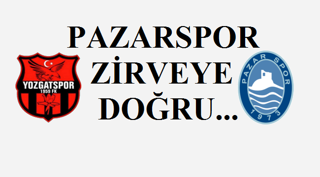 Galibiyet Pazarspor'un Karakteridir