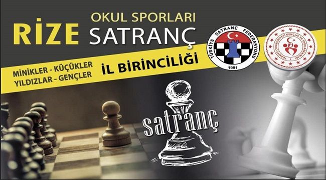 Rize’de Okullar Arası Satranç Turnuvası!