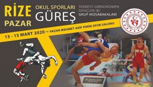 Pazar'da Gençler Güreş Müsabakaları!