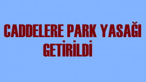 Rize'de Atatürk ve Cumhuriyet Caddelerinde Park Yasağı!