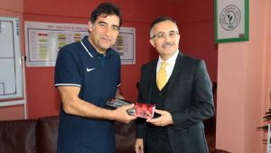 Vali Çeber’den, Ünal Karaman’a Ziyaret