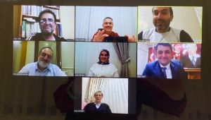 Rize Valisi Rize İl Başkanlarıyla Konferansla Görüştü