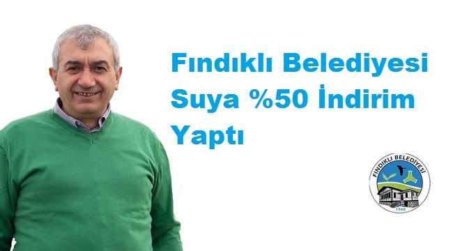 Suya %50 İndirim!