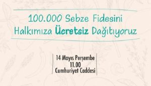 100 Bin Sebze Fidanı Dağıtacaklar