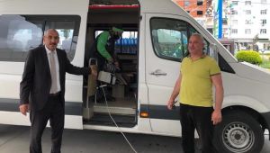 Esnafımıza Ücretsiz Dezenfektan Desteği Veriyoruz.
