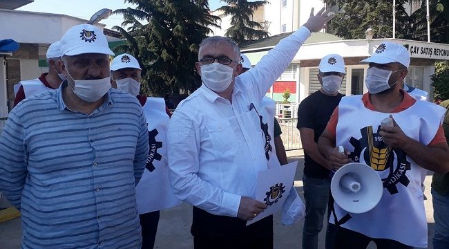Öz Gıda İş 11 İşçi İçin Eylemde
