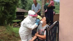 Rize Pazar'da Rastgele Covid-19 Testi Yapıldı