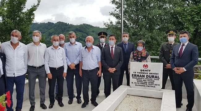 15 Temmuz Şehidi Erhan Dural Mezarı Başında Anıldı