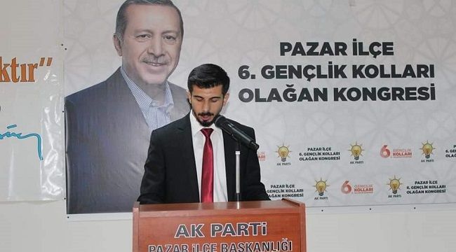 Pazar AK Parti, Gençlik Kolları Başkanını Seçti