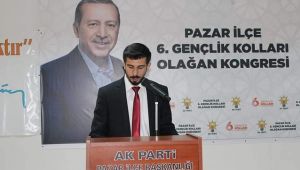 Pazar AK Parti, Gençlik Kolları Başkanını Seçti