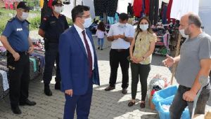 Rize Pazar’da Covid-19 Denetimlerine Devam Edildi