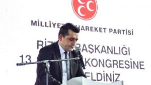 Rize Milliyetçi Hareket Partisi İl Kongresini Yaptı