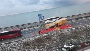 Pazar'da Kar Ve Buzlanma Kazaya Neden Oldu