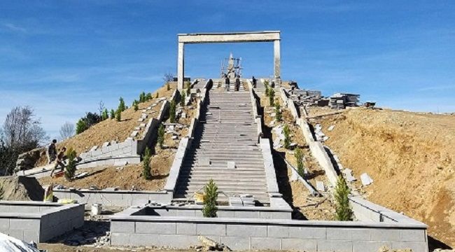 Pazar Şehitlik Anıtı Yapımında Sona Yaklaşıldı