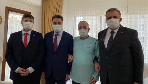 Ali Babacan Hasta Ziyareti İçin Rize’de