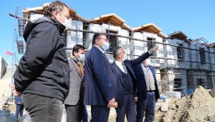 Vali Çeber, 'Çay Çarşısı' Projesini Yerinde İnceledi