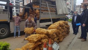 Cumhurbaşkanı Erdoğan’ın Talimatıyla Alınan Patatesler Rize ve İlçelerine Ulaştı