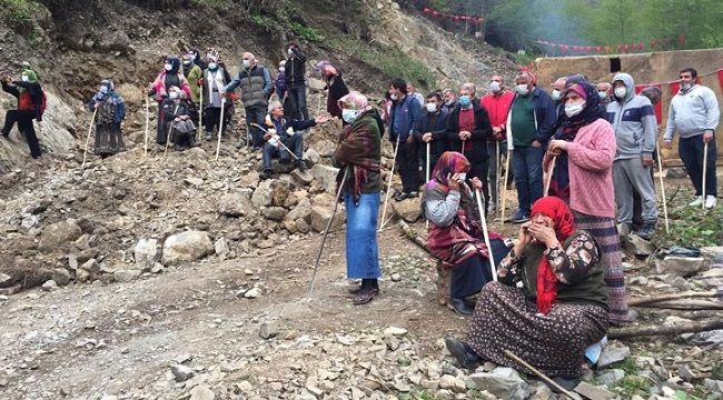 İkizdere Taş Ocağı Eyleminde 15 Kişiye Gözaltı