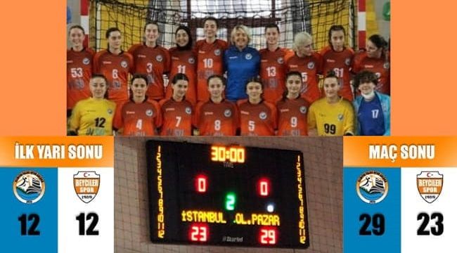 Kadın Hentbol Takımımız İlk Maçını Kazandı