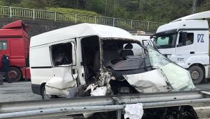 Rize Pazar’da Trafik Kazası!