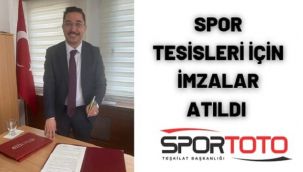 Spor Tesisleri İçin İmzalar Atıldı