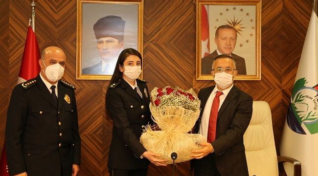 Vali Çeber’e 10 Nisan Polis Haftası Ziyaret