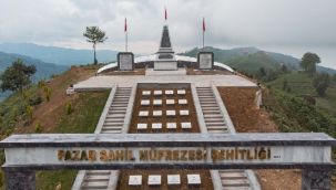 Pazar Şehitlik Anıtı İnşaatı Tamamlandı