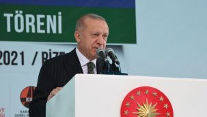 Cumhurbaşkanı Erdoğan, İyidere-İkizdere Yolu ve Tünelleri Açılışını Yaptı