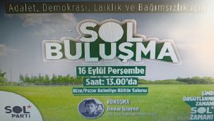 Pazar SOL PARTİ Konferans Düzenliyor