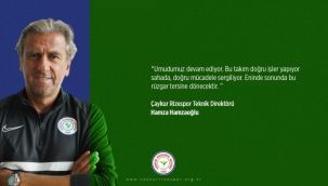 Hamza Hamzaoğlu'ndan Maç Sonu Açıklama!