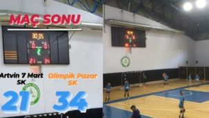 Olimpik Pazar Spor Kulübü Hentbol Takımı Artvin’de Kazandı