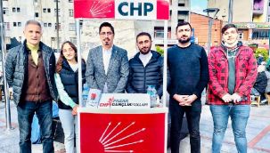 CHP Pazar İlçe Gençlik Kolları Sahada 