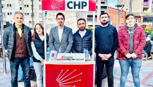 CHP Pazar İlçe Gençlik Kolları Sahada