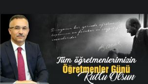 Vali Çeber'in 24 Kasım Öğretmenler Günü Mesajı