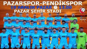 Pazarspor Lideri Ağırlayacak