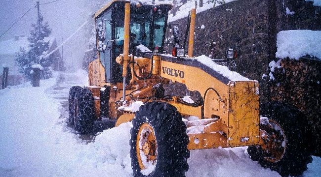 Rize Genelinde 242 Köyde Kar Temizleme Çalışmaları Sürüyor 