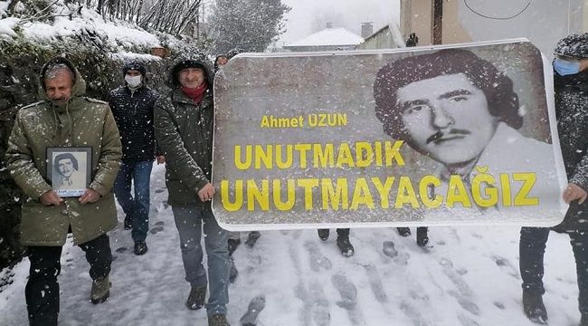  Rizeli Devrimci Ahmet Uzun, Mezarı Başında Anıldı
