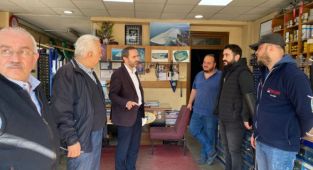 Başkan Alim, Sanayi Sitesi Esnaflarını Ziyaret Etti