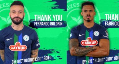 ÇAYKUR Rizespor'la Yolları Ayrılanlar...