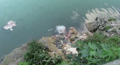 Artvin'de 'Kurban' Parçalarını Baraj Gölüne Attılar