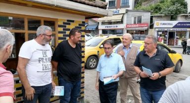 CHP Pazar'da Esnaf Ziyareti Yaptı