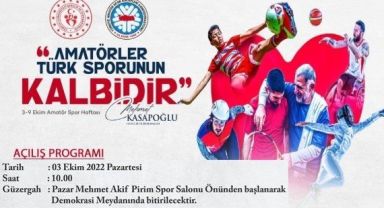 Amatör Spor Haftası 3 Ekim'de Başlıyor!